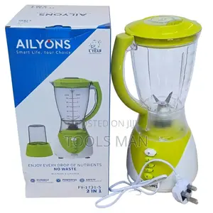 2-in-1 Blender 1.5l + Grinder, 350w, 3 Speed New Ailyons Fy-1731-S