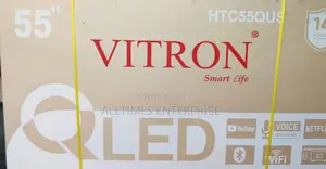 Vitron 55" Qled Smart Android Frameless With Bluetooth