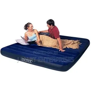Intex Inflatable Air Bed/ Air Mattress With Free Electric Pump