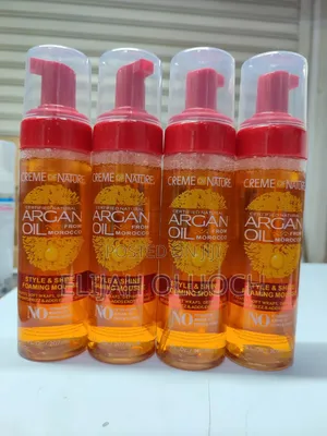 Creme of Nature Argan Oil Style Shine Foaming Mousse,Styling Product