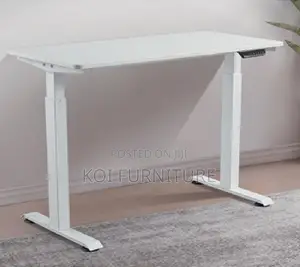 Office Desk; 1600mm Single Motor Height Adjustable Office Desk