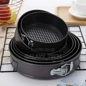 6pcs Nonstick Baking Tins Set With Removable Bottom