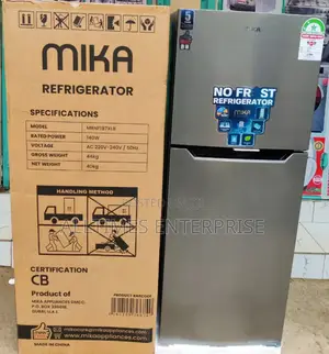 Mika 197liters Double Door Refrigerator