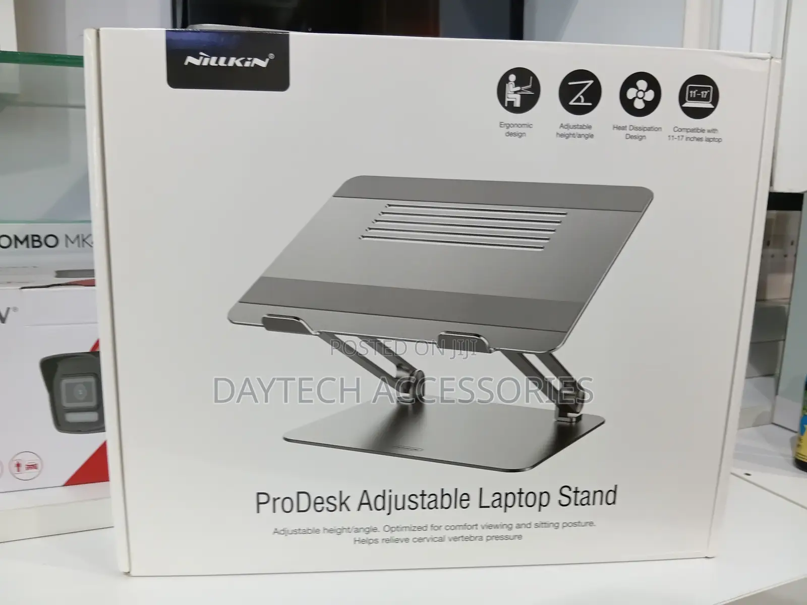 Nillkin Prodesk Adjustable Aluminium Laptop Stand - Ergonomic Design