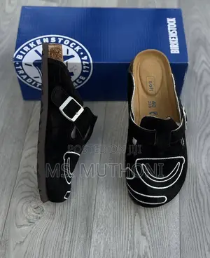 Buckle Graffiti Slip on Birken Clogs Size 38-45