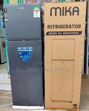 Mika 255litres Double Door Fridge No Frost