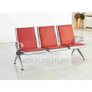 Office Benches; 3 Seaters Stainless Steel Hospital Waiting Room Bench