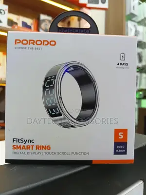 Porodo Fitsync Smart Ring – Wearable Smart Fitness Health Tracker