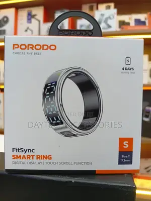 Porodo Fitsync Smart Ring – Wearable Smart Fitness Health Tracker
