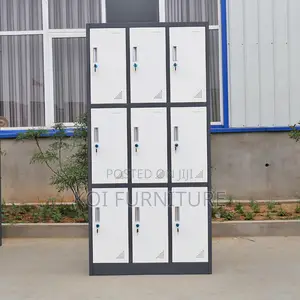 Office Cabinet; 9 Doors Changing Room School Storage Cabinet