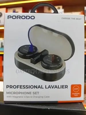 Porodo Wireless Lavalier Microphones Type-C