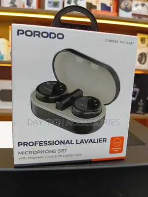 Porodo Lavalier Dual Microphones Type-C Connector