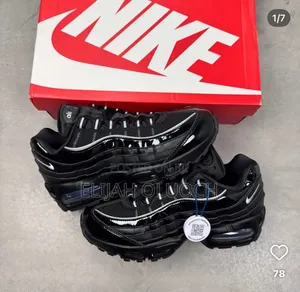 Nike Airmax 95 Og“ Bubble Black Patent 
Quality Pure Leather