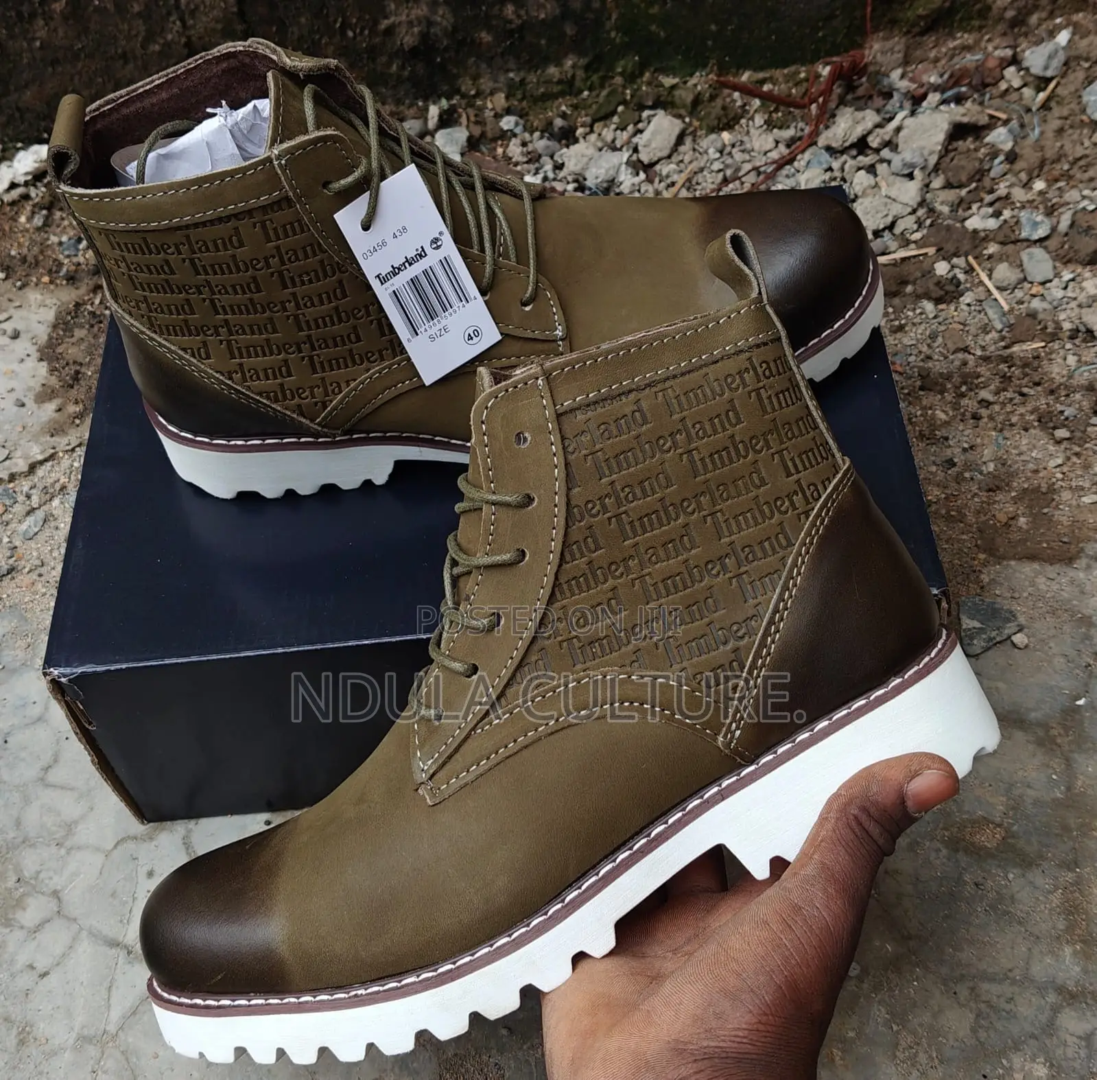 Timberland//Louis Vuitton High Cut Boots