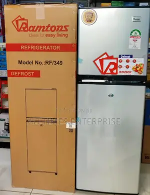 Ramtons Fridge Double Door 138litres Rf349 _3star Rating