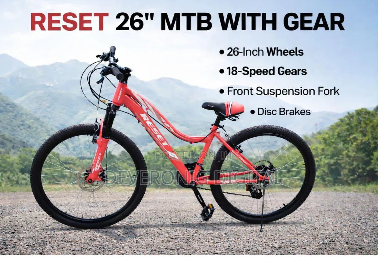 Reset MTB 26" With Gear Bicycle