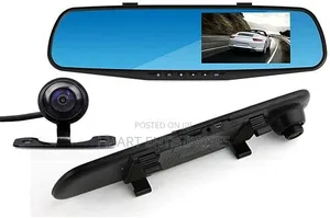 4.3'' Hd 1080p Dual Lens Car DVR Mirror Dash Cam