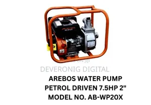 Arebos Water Pump Petrol Driven 7.5hp 2inch