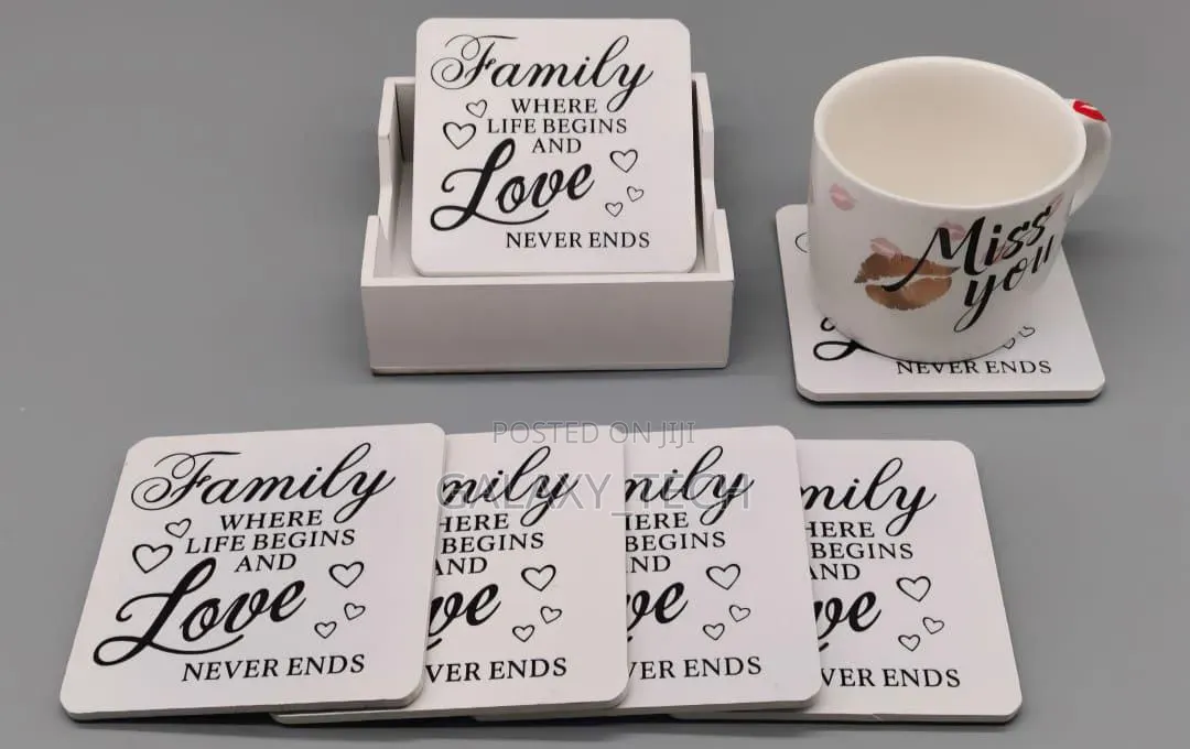 Family Write Up Cup Coasters