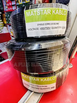 Matstar 2.5mm Single Core Electrical Cable 90m Black – Lasting Cable
