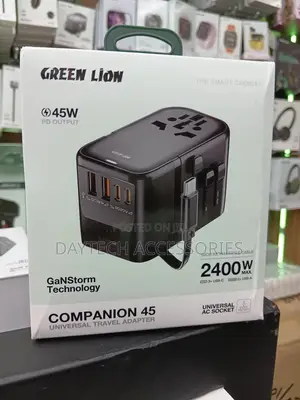 Green Lion Companion 45 Universal Travel Adapter.