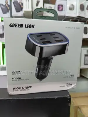 Green Lion High Drive 105w Car Charger Pd 35w