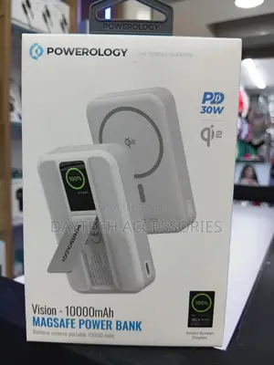Powerology Vision Magsafe Power Bank 10000 Mah Battery Capacity.