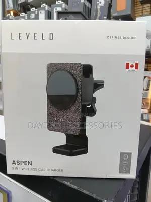 Levelo Aspen 3-in-1 Wireless Car Charger and Holder.