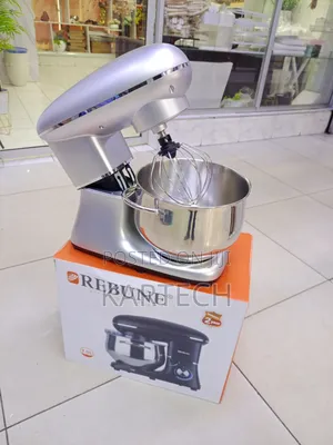 Rebune 7ltrs Electric Stand Mixer With Whisk, Beater Dough Hook