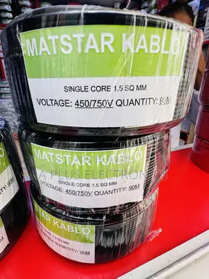 Matstar 1.5mm Single Core Electrical Cable 90m Black – Perfect Choice