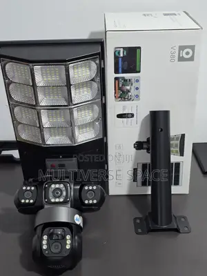 4g Lte Sim Card Solar Street Light V380 Pro Outdoor Indoor CCTV Camera