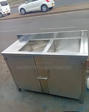 Double Sink Wit Cabinet