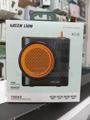 Green Lion 5w Treks Portable Speaker - Black