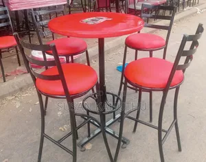 Red Classic Bar/Restaurant Set