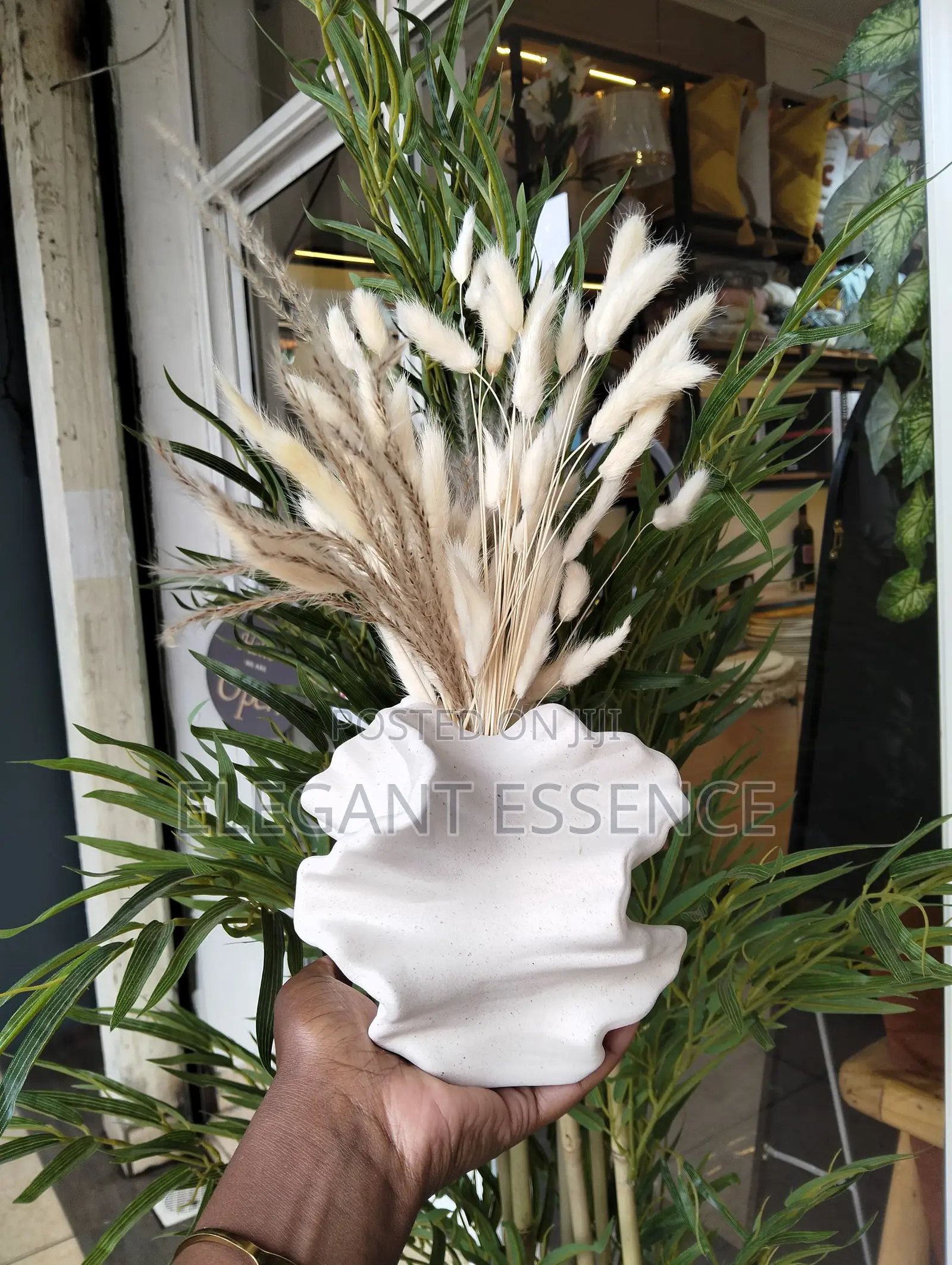 *Decorative Irregular Shaped Ceramic Vase*