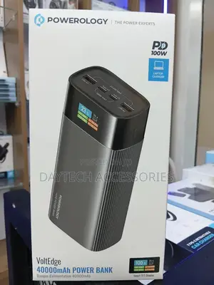 Powerology Voltedge Power Bank 40.000mah Pd 100w Fast Charging.