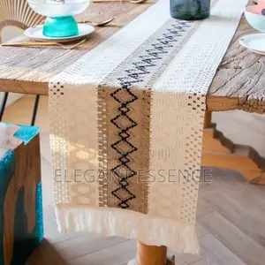 Bohemian Style Table Runner With Tassel-Size 30*250cm