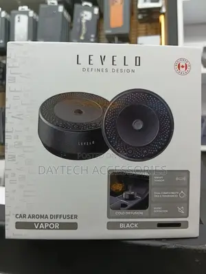 Levelo Magnetic 400mah Vapor Car Aroma Diffuser - Black