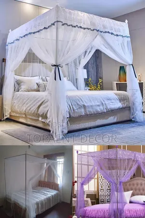 A Calm Night Guaranteed and Assured With 4 Stand Mosquito Nets