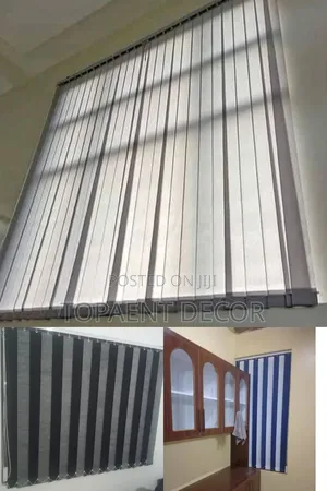 A Stylish Office Solution With Vertical Office Window Blinds