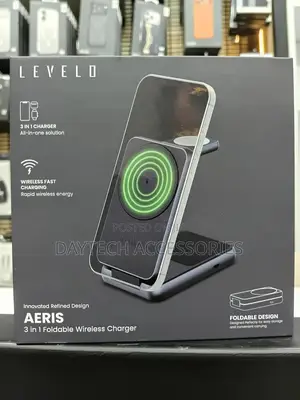 This Is a Levelo Aeris 3-in-1 Foldable Wireless Charger.