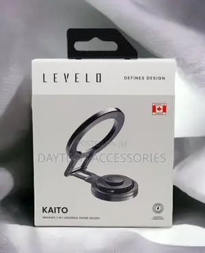 Levelo Kaito Magsafe 3 in 1 Durable Phone Holder for Laptop - Gray