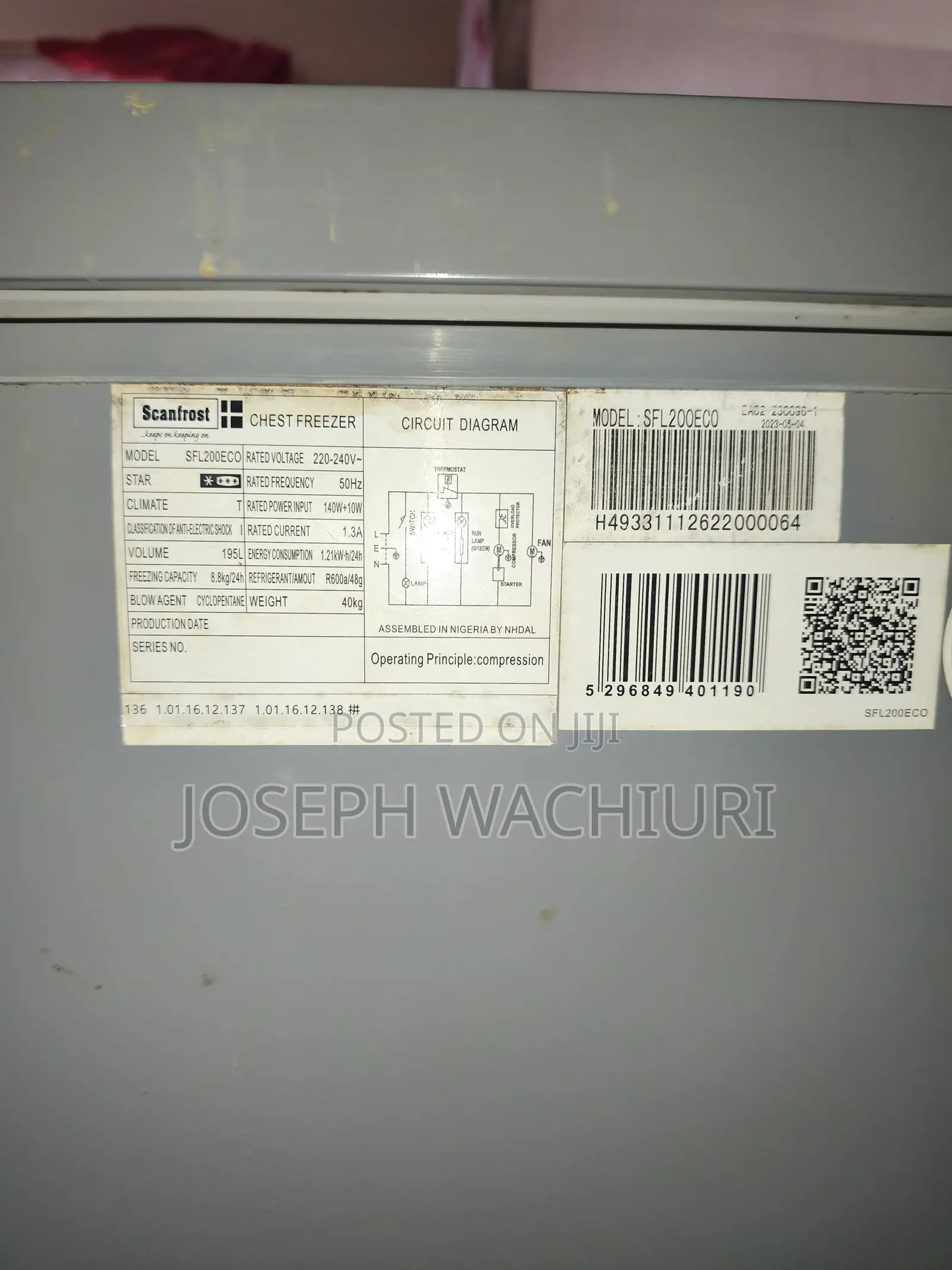 Scanfrost Sfl200eco