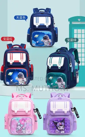 (Grade 1-6) Cartoon Themed School Bags