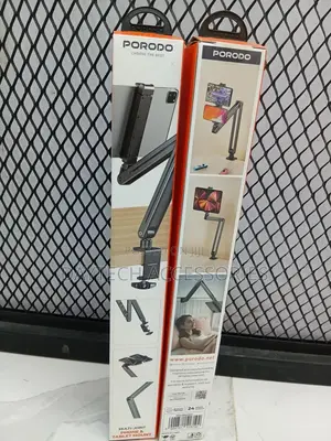 Porodo Multi-Joint Phone Tablet Mount With Flexible Viewing Angle