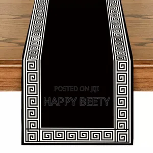 *Simple Pattern Table Runner Home Decor Dinner Table Runner