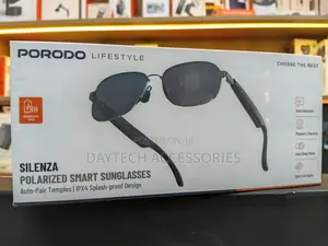 The Porodo Lifestyle Silenza Polarized Smart Sunglasses.