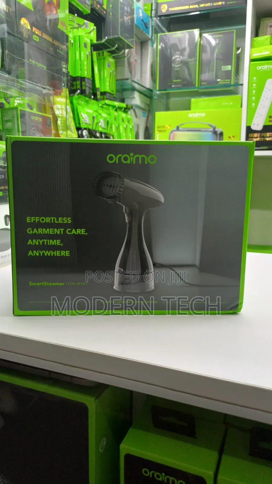 Oraimo Smartsteamer Clothes Steamer – 1500w, Quick Wrinkle Removal