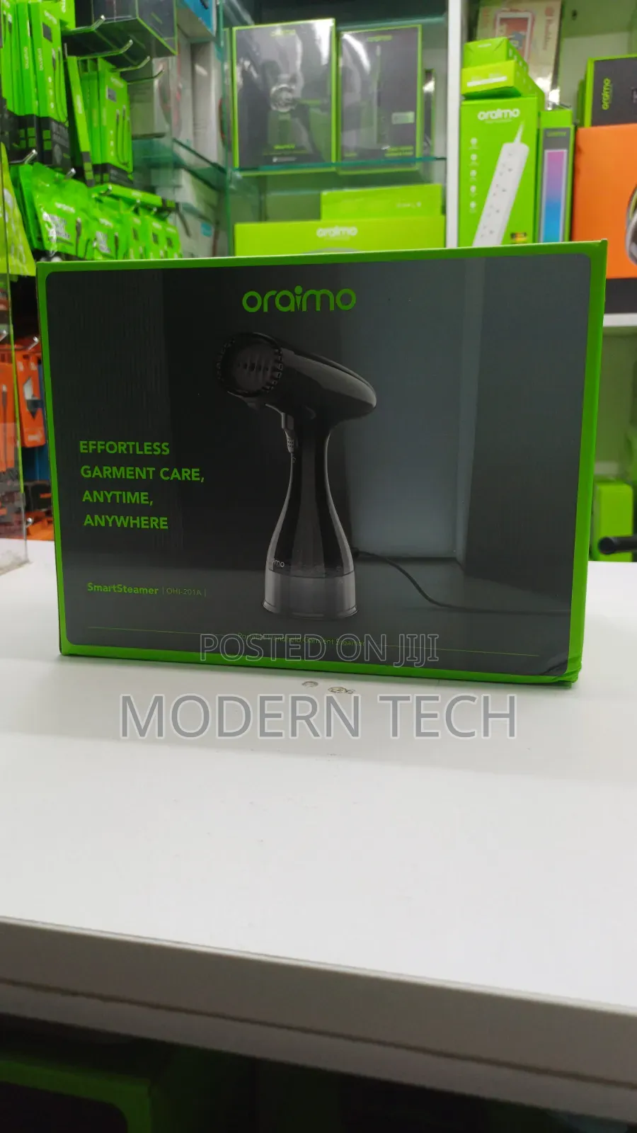 Oraimo Smartsteamer Clothes Steamer – 1500w, Quick Wrinkle Removal