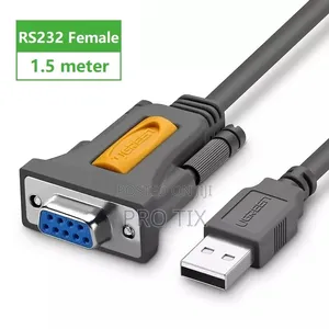 Ugreen Usb to Db9 Rs232 Male to Female Cable 1.5m